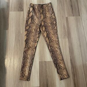 Zara Snake Print Legging Pants